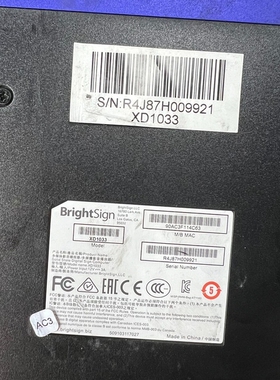 Brightsign  XD3 播放器