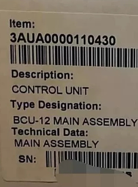 全新 BCU-12主控板3AUA0000110430，议价