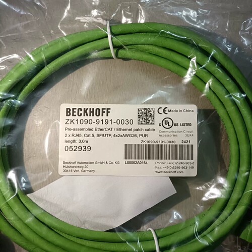 议价BECKHOFF倍福3米网线ZK1090-9191-0030