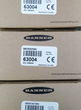 邦纳 Q60VR3AF2000  货 可(议价)
