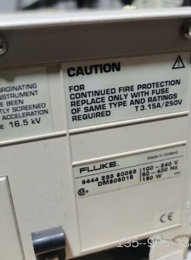 FLUKE福禄克PM3380B 双通道100M数字模拟两详谈