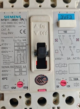 议价塑壳断路器 3VF3211-2BW41-0AC1 全新