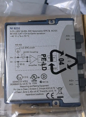 NI 9232声音振动采集模块，需要的