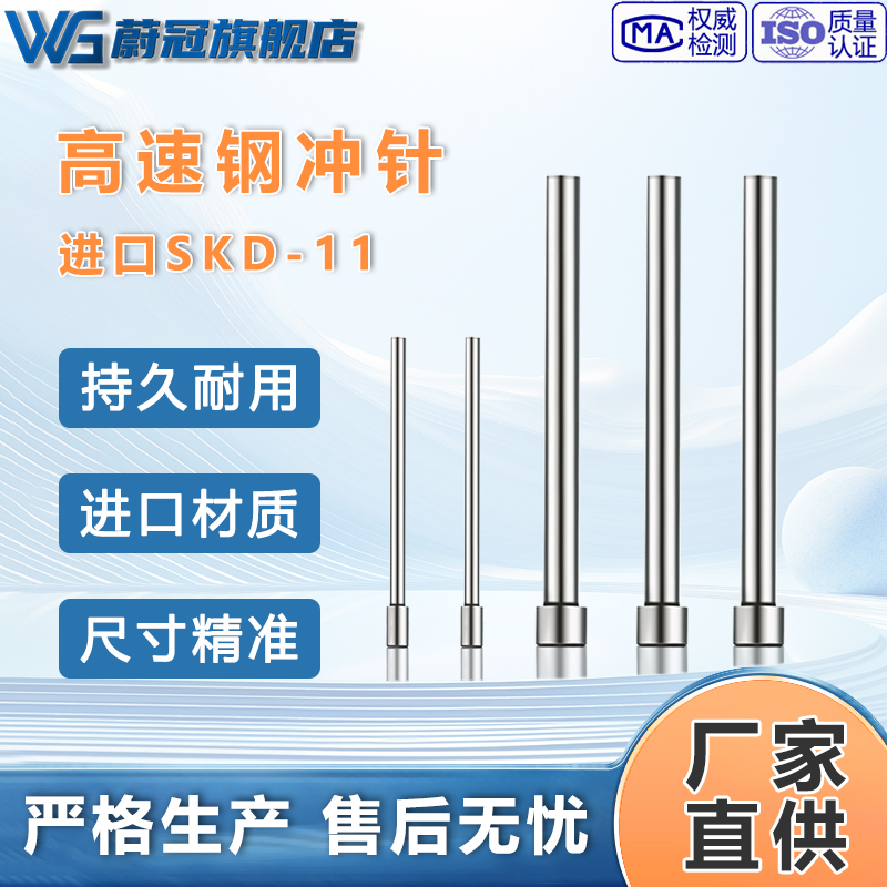 进口SKD11冲针T型冲头6.1-11.4冲孔冲针模具配件顶针非标定做订做