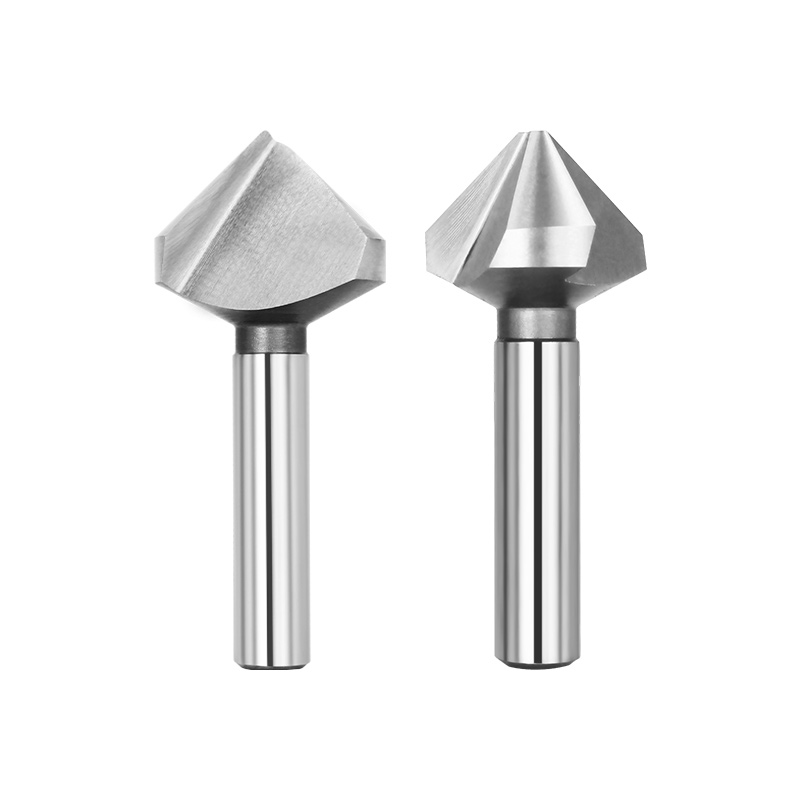 高速钢白钢三刃倒角刀扩孔倒角器单刃定心沉头刀修边铝用不锈钢用