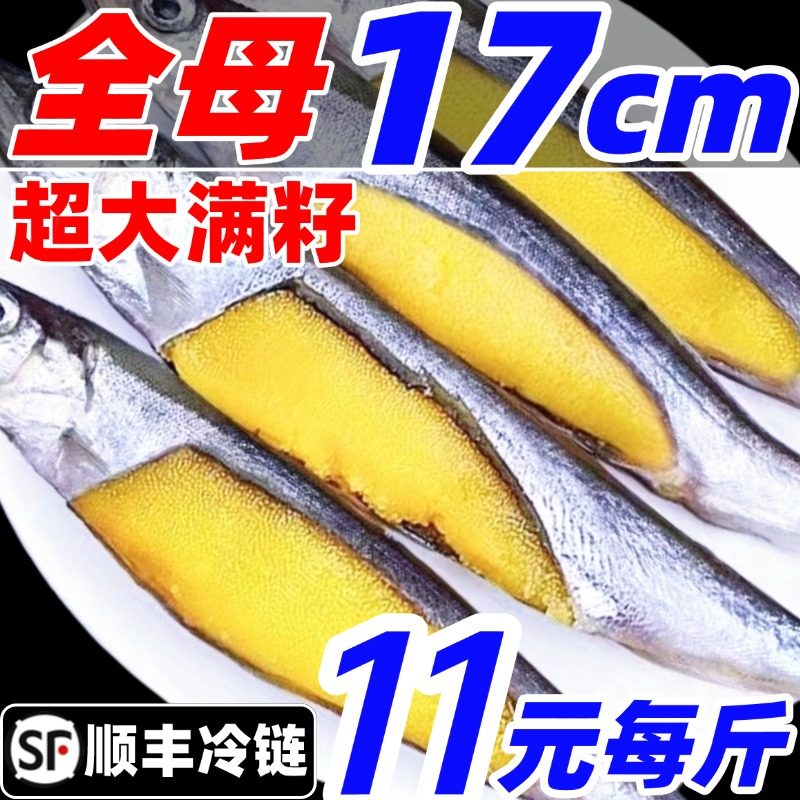 多春鱼满籽全母新鲜多籽鱼当季海鲜水产人吃特大单冻商用带籽鱼,水产肉类/新鲜蔬果/熟食,多春鱼（新）,淘宝优惠券,粉丝福利购,淘宝优惠卷