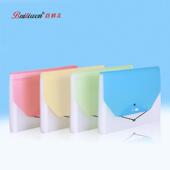 百利文A4简约手提风琴包 松紧绳文件夹多层会议大容量 票据夹插页