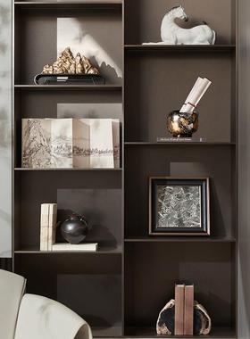 邸高DECO 宋氏美学摆件中式柜体软装陈设酒店大堂开 放格搭配设计