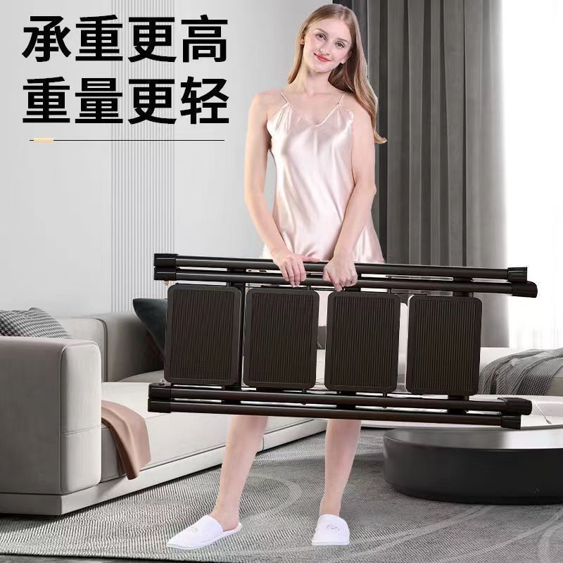 梯子家用摺叠梯室内外加厚碳钢人字梯多功能可携式伸缩移动扶梯一