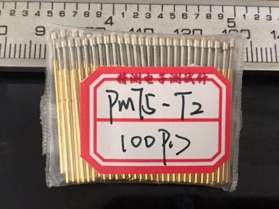 测试针PM75-T2 1.3三面锥头测试针 1.0*27.8mm弹簧顶针 1.3导电针