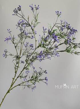 清新淡雅田园风彷真花假花香丝草家居饰插摆件客装餐桌花17186厅