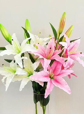 假花合仿真花束单支瓶82370客厅电视柜餐桌装饰品摆百设花插艺摆