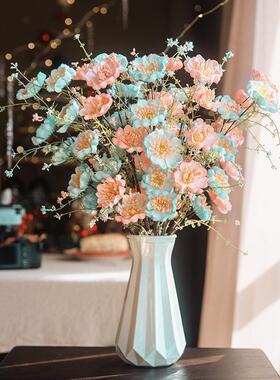 仿杜鹃真花高摆05550档件干花束餐桌客插厅仿生花装饰花高级感花