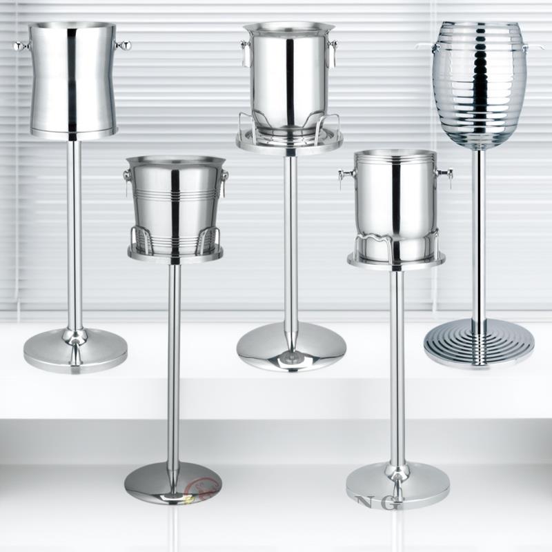 豪华香槟桶架不锈钢 KTV酒吧冰酒桶红酒桶立式落地冰桶欧式香槟桶