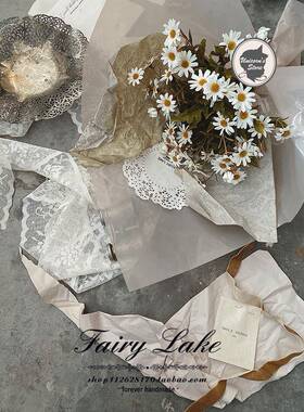 vintag 缪塞 《雏菊复古油画风格古董秋色小雏菊 》仿风真花e3116