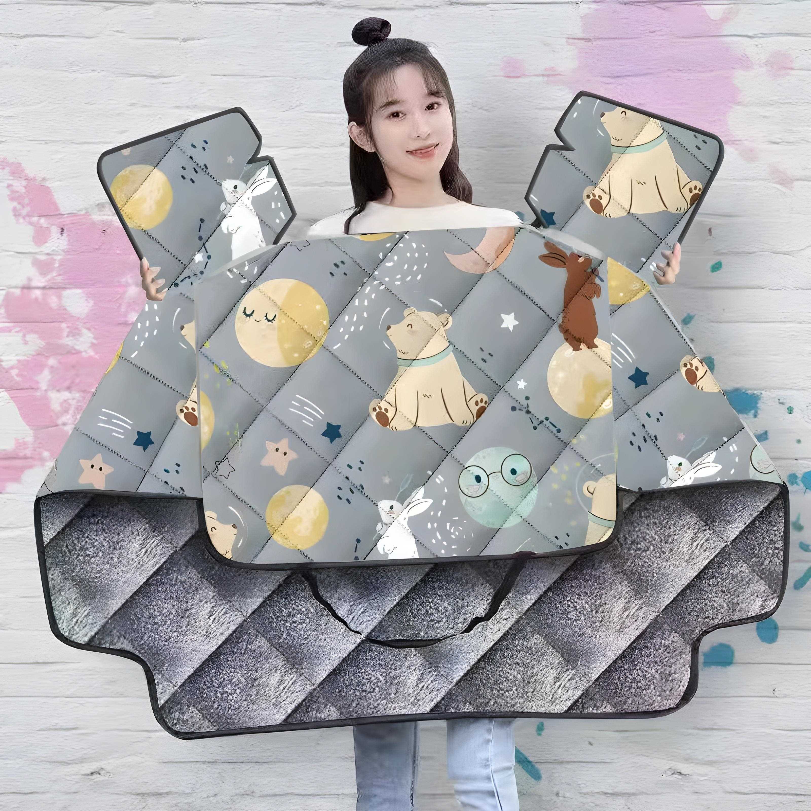 电动车挡风被冬季加绒加厚防水冬款摩托电动自行车电瓶秋冬天防寒