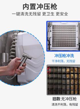 厂家直BS-1销商制冰机全自动用奶店酒吧KTV方冰冰箱冰造110V22茶0