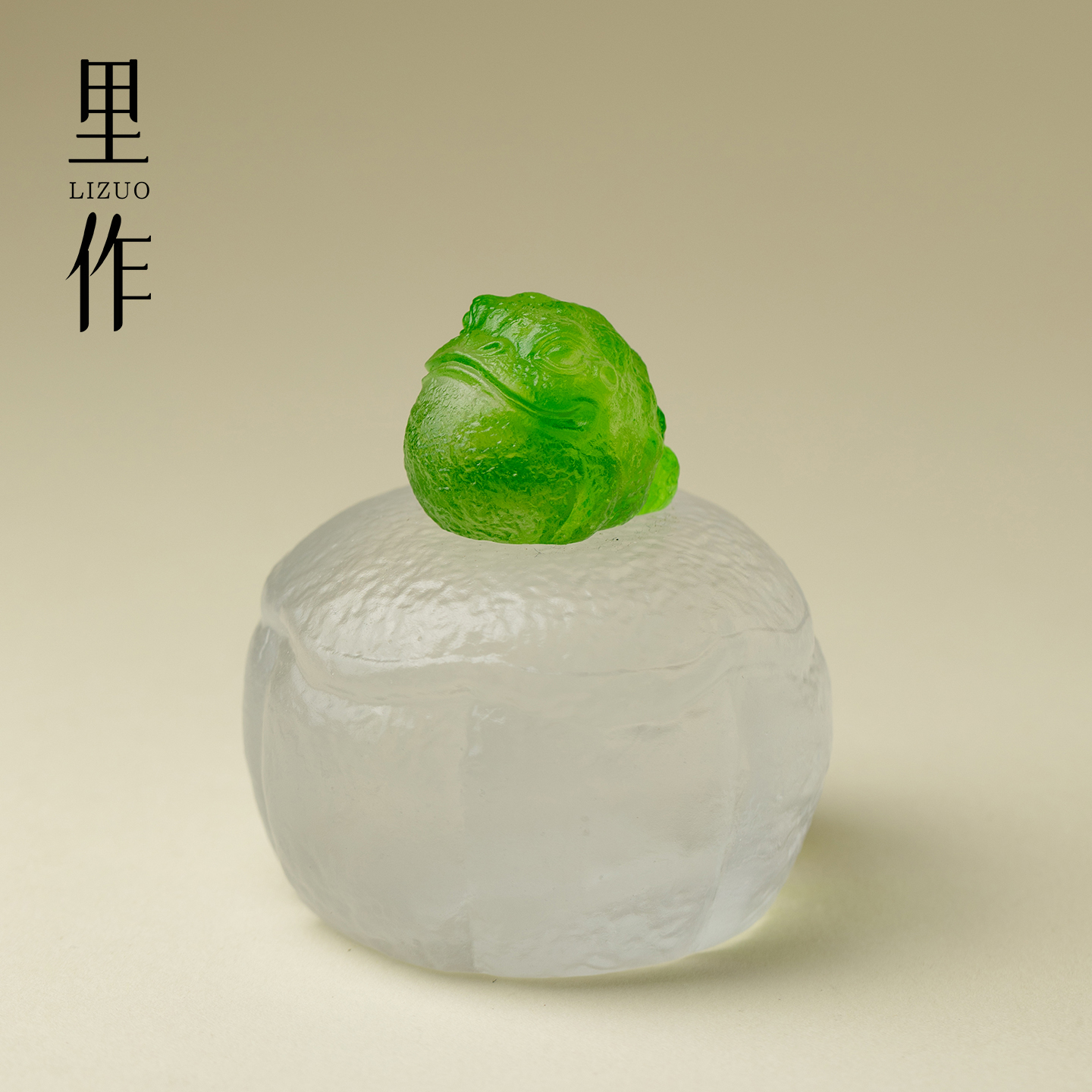 里作 文创琉璃茶宠新中式高端茶桌小摆件客厅酒柜茶几桌面装饰品