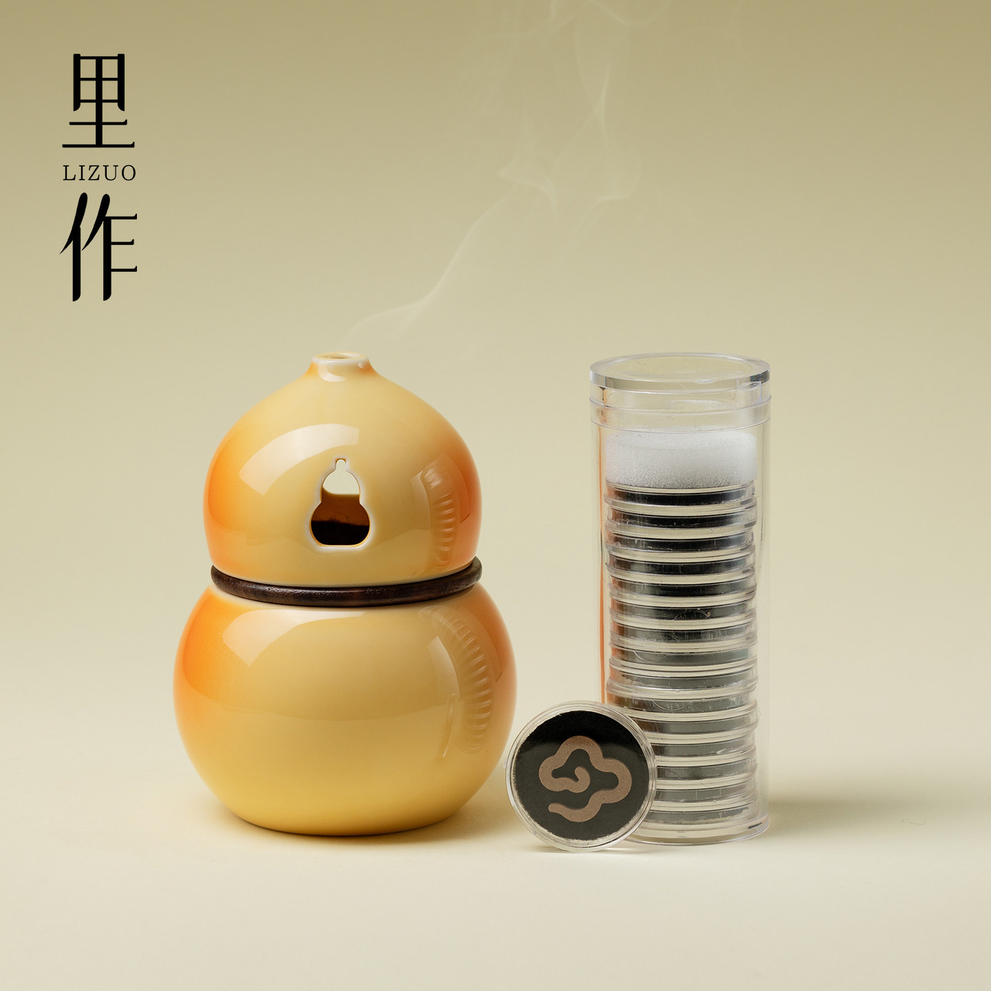 里作创意葫芦香炉家用室内香薰炉个性香道摆件檀香沉香盘香熏香炉,餐饮具,茶道/香炉,淘宝优惠券,粉丝福利购,淘宝优惠卷