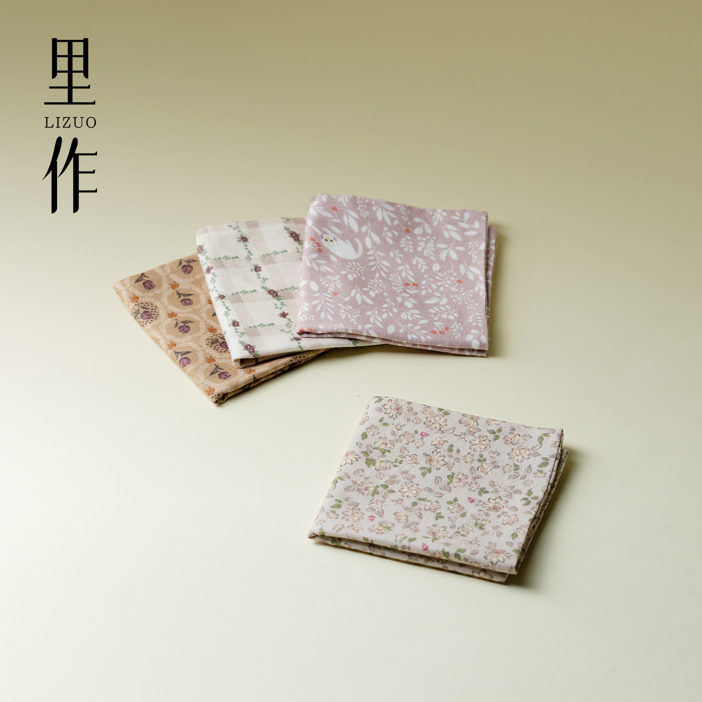 里作 新中式高颜值棉麻茶巾加厚茶具隔热垫家用室内长方形小桌布