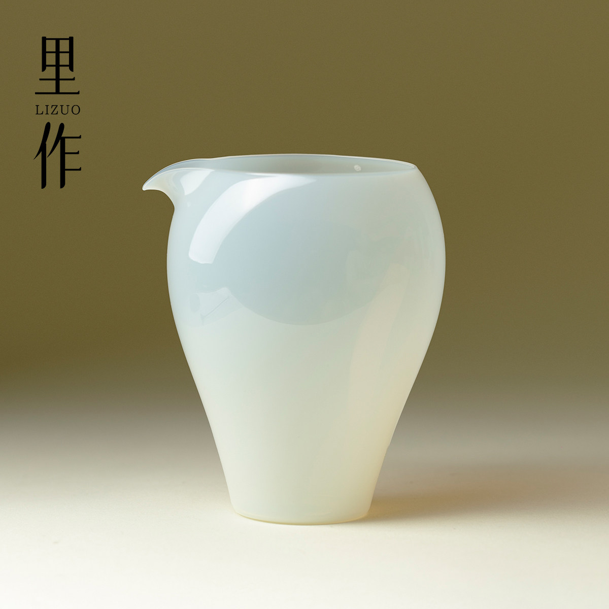 里作 冰玉玻璃公道杯日式原创手作分茶器小清新功夫茶具耐热茶海,餐饮具,公道杯,淘宝优惠券,粉丝福利购,淘宝优惠卷