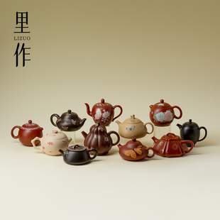 里作 宜兴紫砂壶手绘合集系列高颜值仙女茶器单壶手工创意泡茶壶