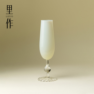 冰玉玻璃高端鸡尾酒杯个性 里作 高级感调酒杯香槟酒杯轻奢红酒杯