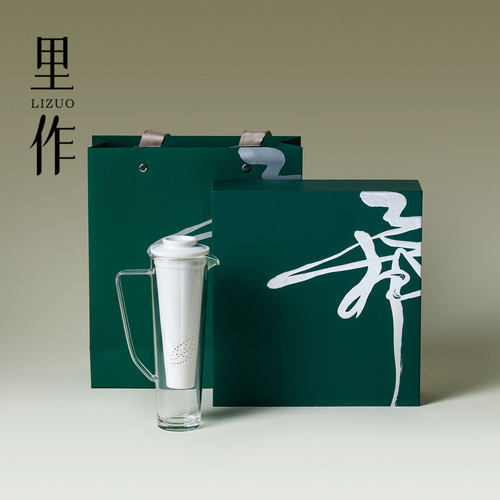 里作 千音舞者冲泡器玻璃耐热泡茶壶茶水分离过滤器家用功夫茶具