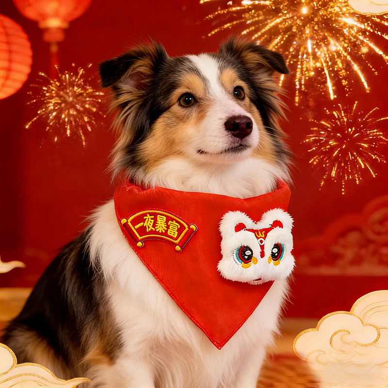 喜乐蒂专用狗狗新年围脖口水巾过年配饰喜庆装饰围兜饰品幼犬小狗,宠物/宠物食品及用品,围巾/口水巾,淘宝优惠券,粉丝福利购,淘宝优惠卷