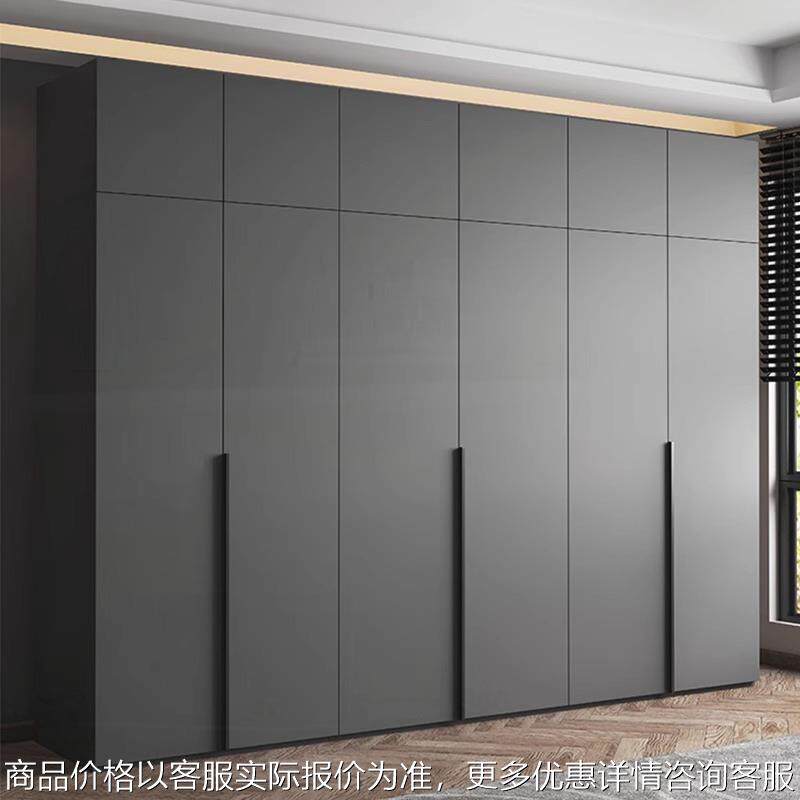卧室家用平开门衣柜2025新款极简风衣帽柜哑光实木定制收纳柜热卖,住宅家具,独立衣柜,淘宝优惠券,粉丝福利购,淘宝优惠卷