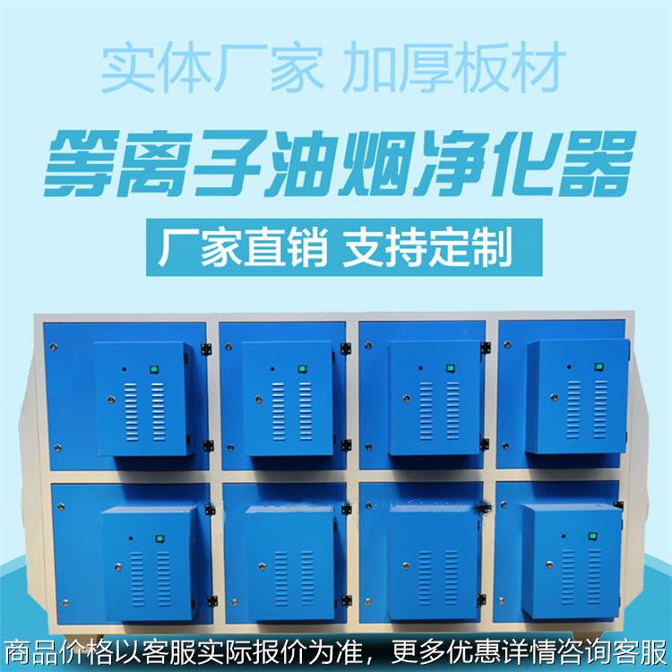 低温等离子油烟净化器定制食品油烟净化一体机烟雾净化器