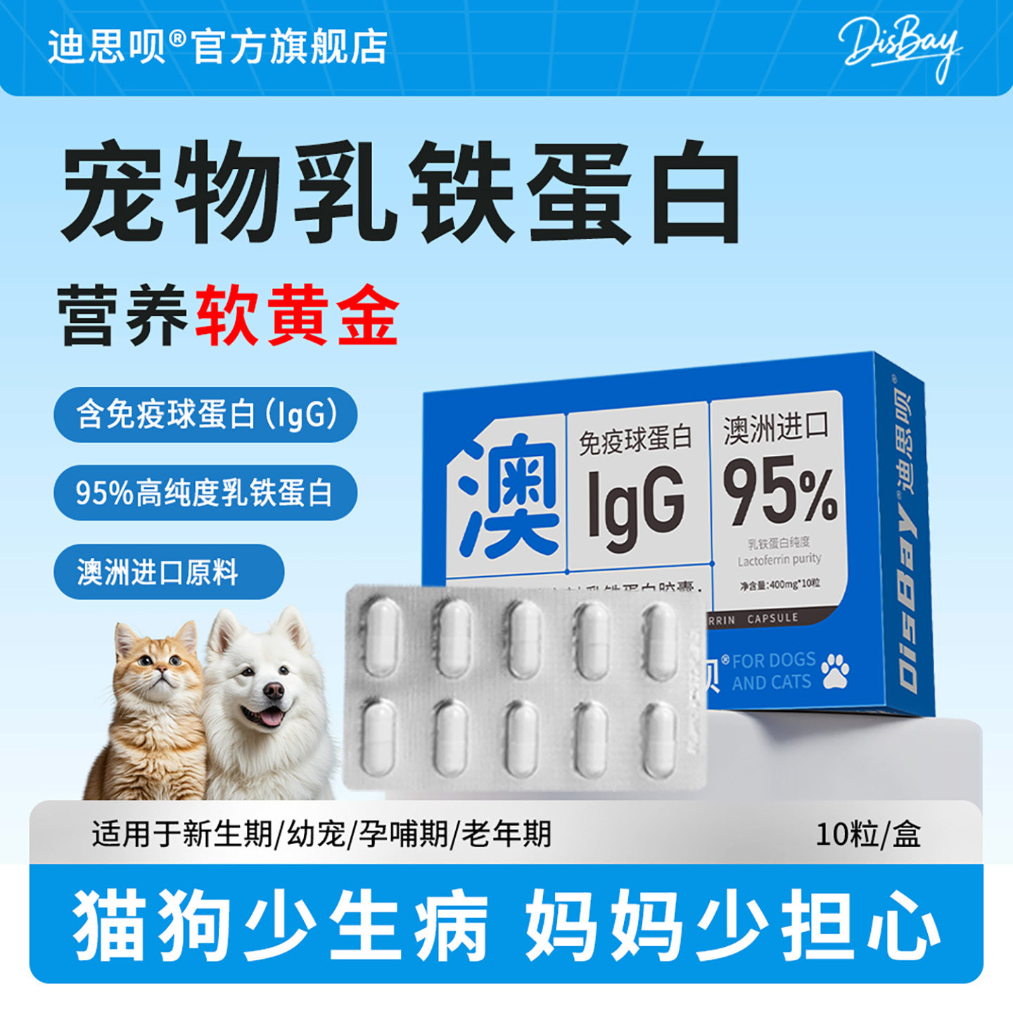 猫狗通用牛初乳增强抵抗营养膏