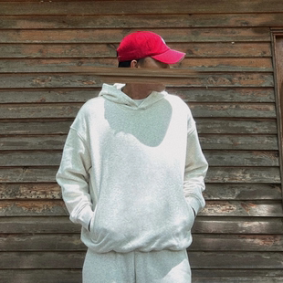 CHANWAS通勤基础街头运动连帽卫衣内侧拉链口袋抓毛秋冬男女同款