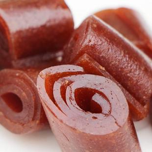 正宗天津特产果丹皮卷山楂卷边角料散装有嚼劲山楂边料1500克