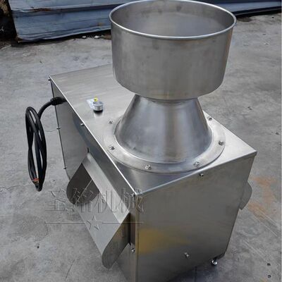 小型粉碎椰蓉机 不锈钢电动双头出料口 商用坚果类椰类粉碎椰蓉机