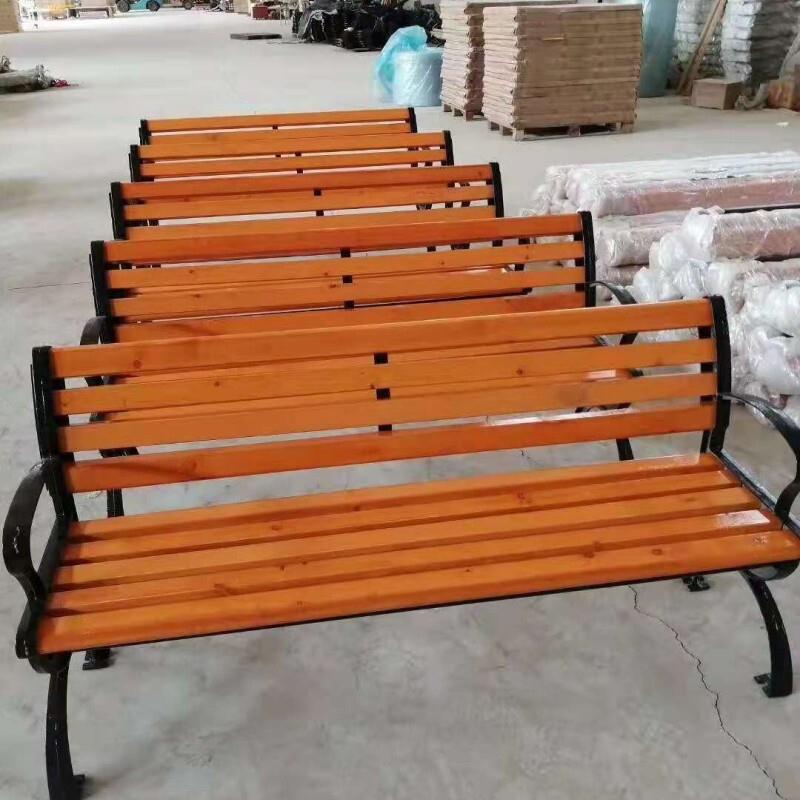 小区公园椅靠背长椅双人长条椅户外休闲椅坐凳
