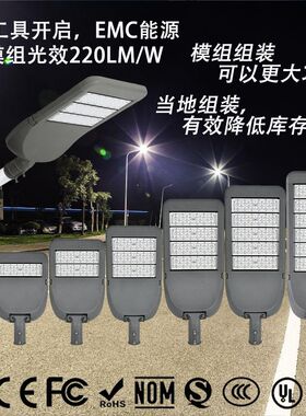 LED模组工程路灯防水IP66 100W150W200W250W300W 200LM可调光户外