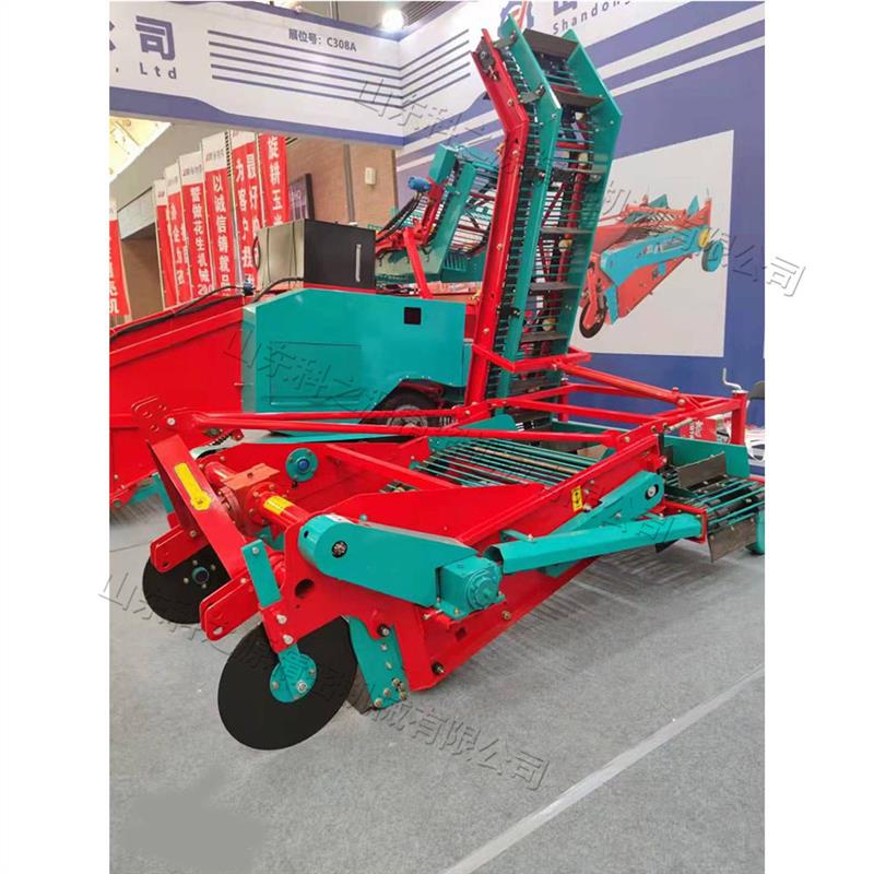 土豆收货装车一体机 便捷式农用植物收获机 测传自动装车运输车