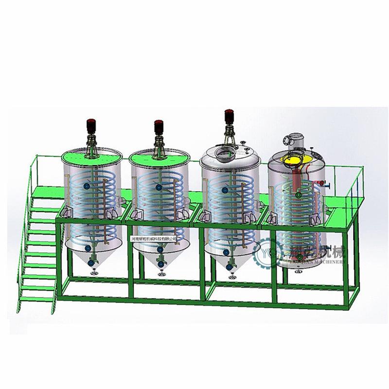 小型茶籽油生产厂 全套茶子榨油精炼设备 红花籽油提炼去杂质设备