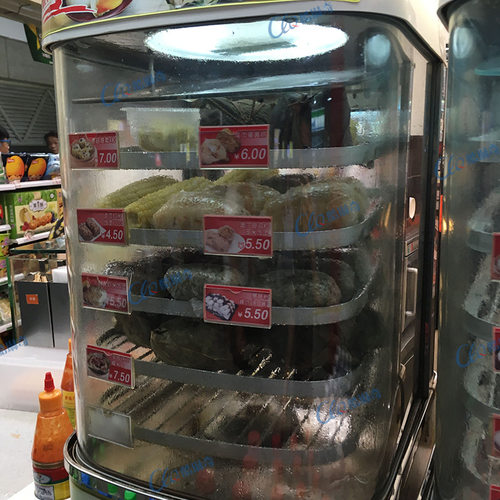 w加盟店蒸包机连锁店弧形蒸包柜 收银台包子展示蒸包柜 现货出售