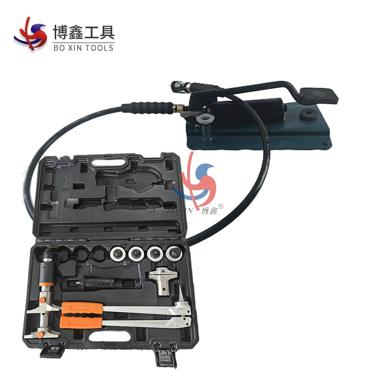 PEX-1632G 脚踩扩管工具地暖压接钳水暖滑紧钳铝塑管胀管器扩管钳