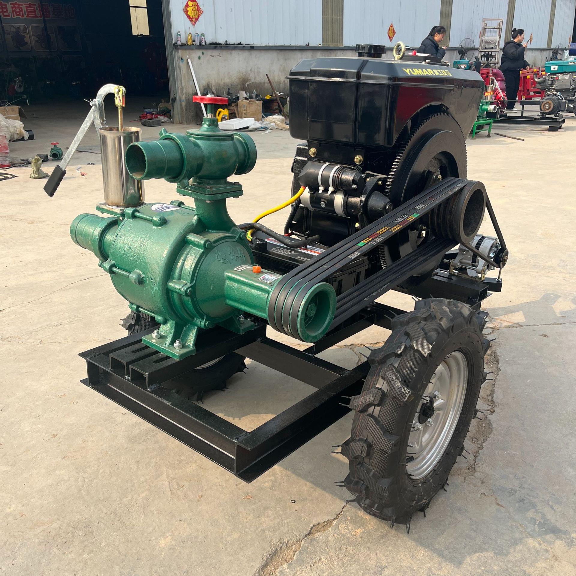 新款农田抽水机 排水排涝浇地水泵 大八寸泵灌溉城市排水