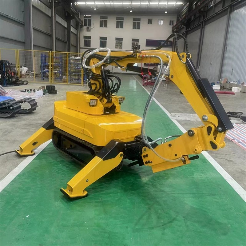 定制破拆机器人消防紧急救援地震遥控应急楼房拆迁矿井隧道智能