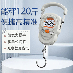 迷你随身手提电子秤60KG高精度家用买菜称鱼防骗小型手拿称 便携式
