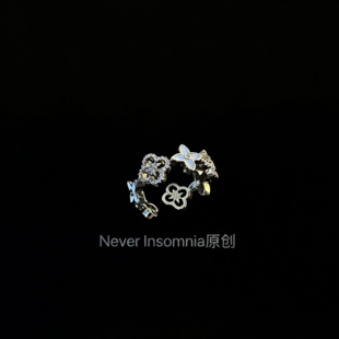 Never Insomnia原创.Assezhe戒指.金白