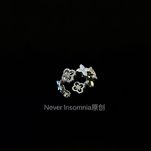 Never Insomnia原创.Assezhe戒指.金白