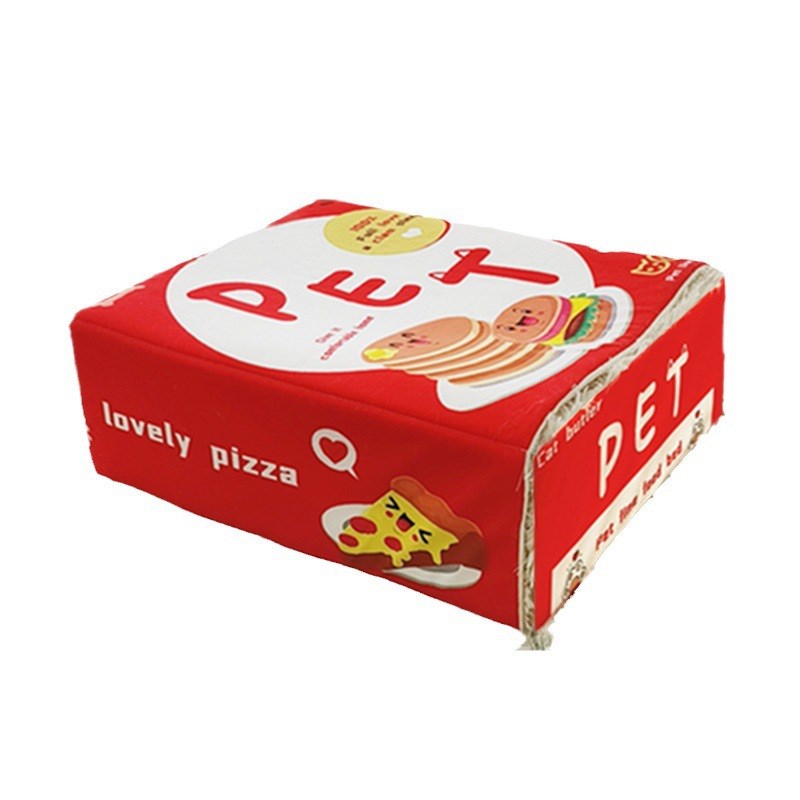 零食盒猫窝宠物猫狗床长方形全封闭式安全感饼干盒狗窝宠物窝垫子