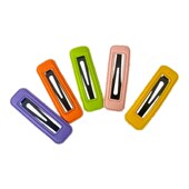 幼儿园儿童时尚 碎发夹子女童方形大发卡长方形加长皮夹子碎发神器