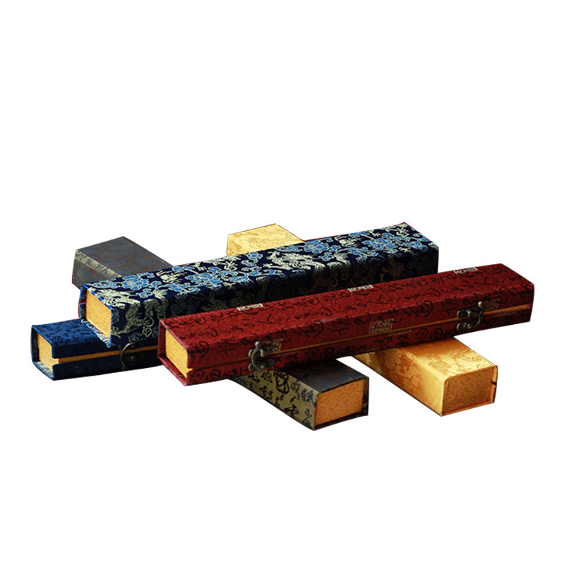 扇盒10寸9.5寸扇子配件包装盒折扇礼品盒子 锦盒扇盒男女折扇