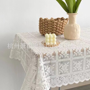 蕾丝沙发靠背桌布盖布蕾丝沙发垫布艺桌巾
